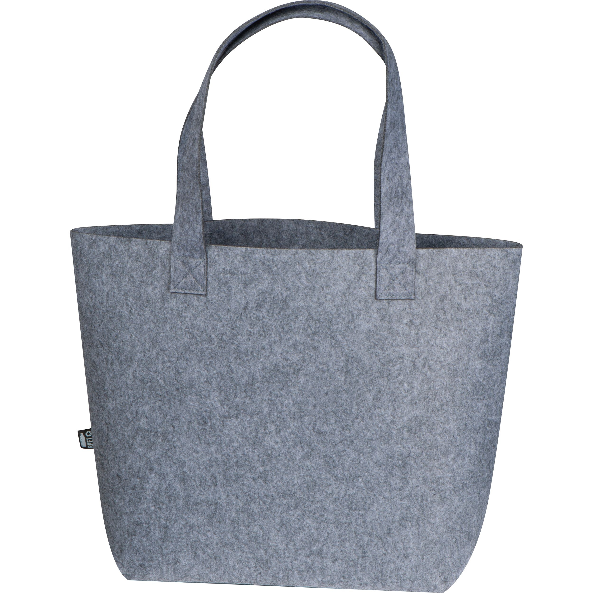 MA63725-07Shopper aus RPET Filz _ silbergrau