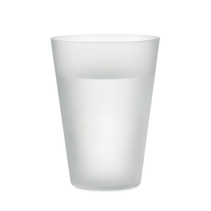 MO6375-26Festa Wiederverwendbarer Becher 300ml_ transparent weiss
