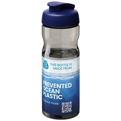 PF210097-3H2O Active® Eco Base 650 ml Sportflasche mit Klappdeckel_ kohle_royalblau