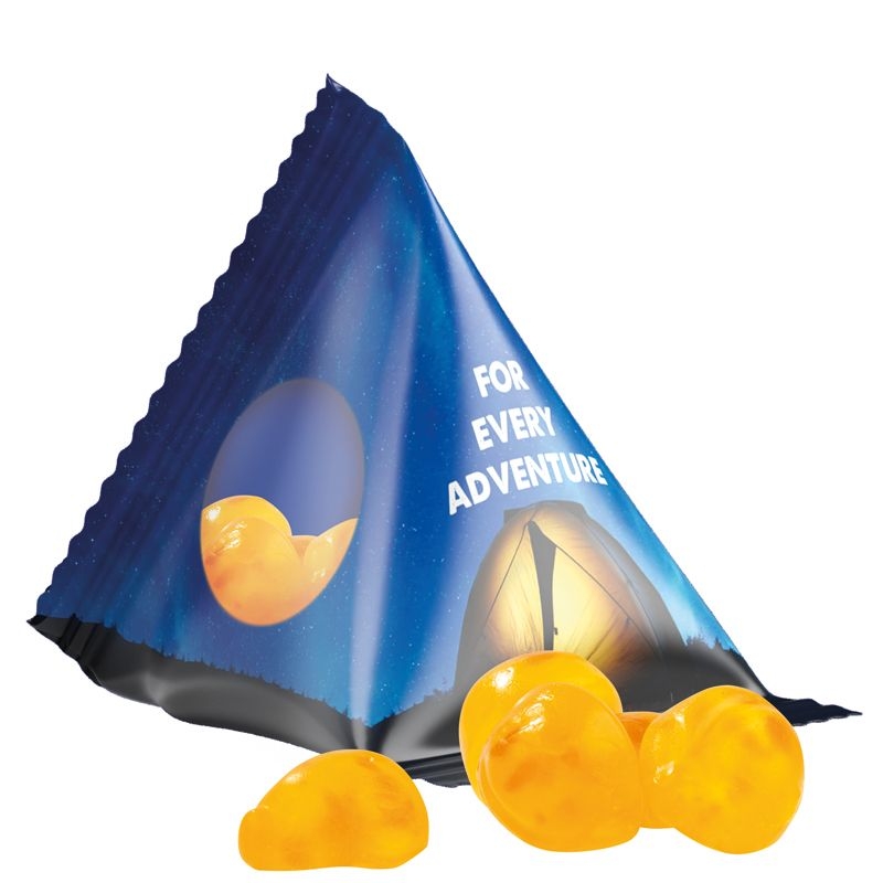 JG10069Tetraeder 15 g Trolli Vitamin-Fruchtgummi