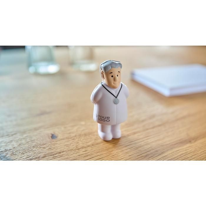 GI7873-02Anti-Stress Figur aus PU-Schaum Lily_ weiss