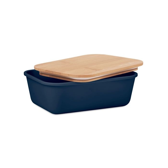 MO6240-85Thursday Lunchbox mit Bambus-Deckel_ marineblau