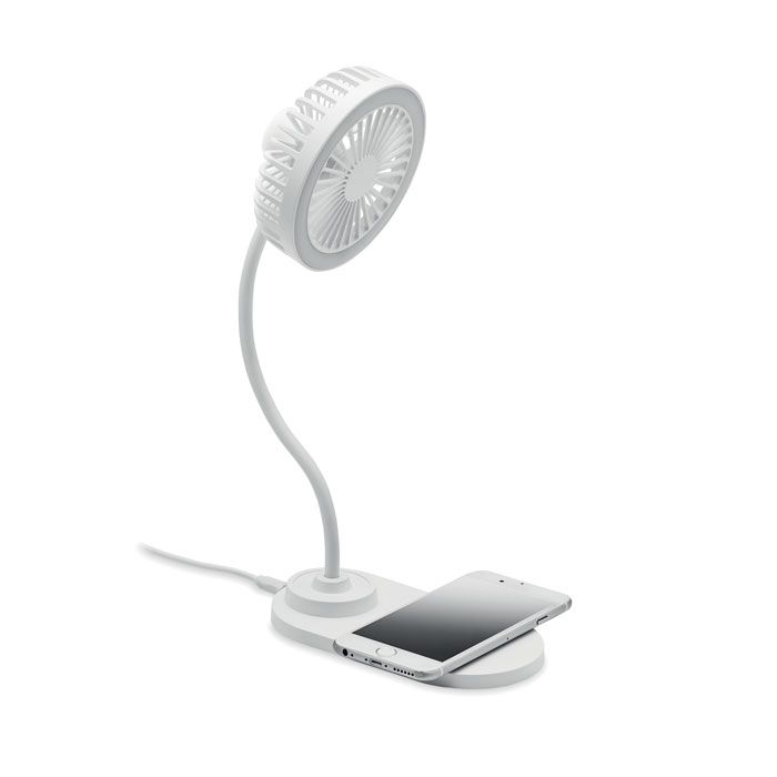 MO6810-06Viento Tischventilator mit Licht_ Weiss