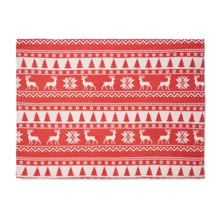 CX1548-05Tosti RPET-Fleece-Decke 190 g_m²_ rot