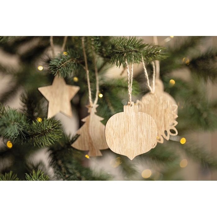 CX1495-40Chriset Weihnachtsschmuck Holz_ holz