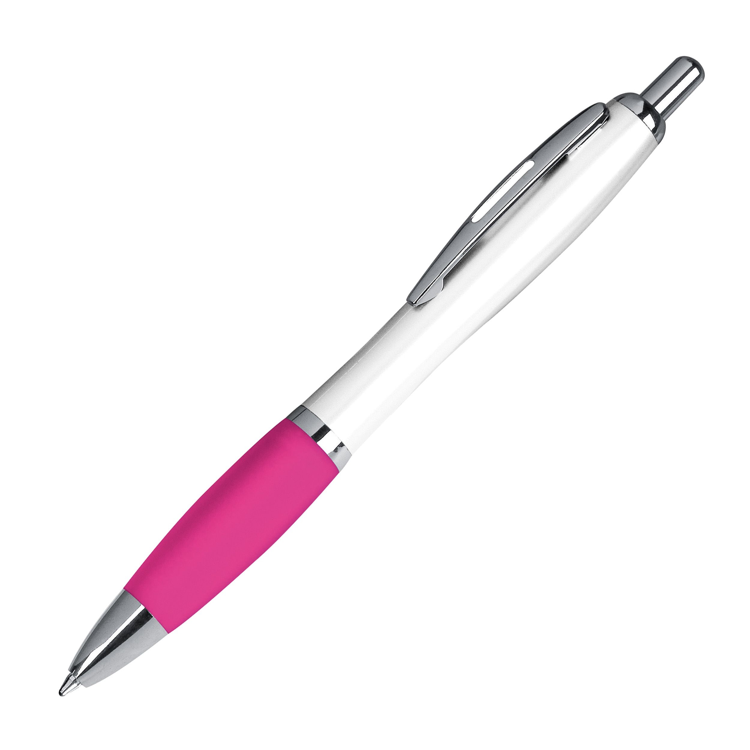 MA11683-11Kugelschreiber mit weissem Schaft _ pink