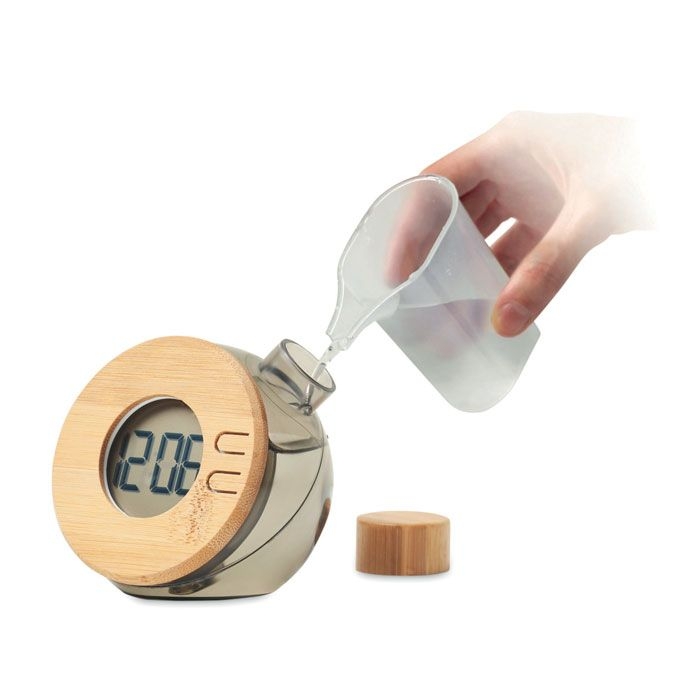 MO6865Droppy Lux Wasserbetriebene LCD-Uhr