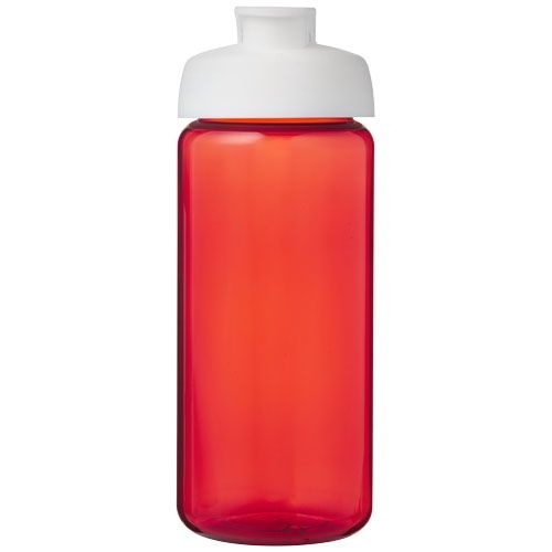 PF210445-8H2O Active® Octave Tritan™ 600-ml-Sportflasche mit Klappdeckel_ rot_weiss
