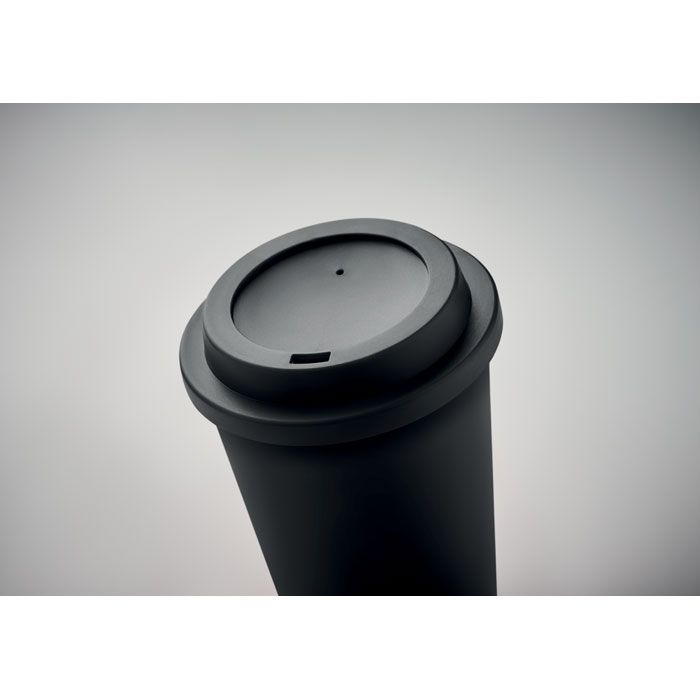 MO6582-03Nola Doppelwandiger Becher PP 300ml_ Schwarz