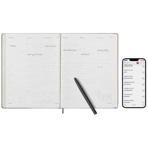 PF107942-1Moleskine 12 Monate Smart Planner Pro XL_ schwarz