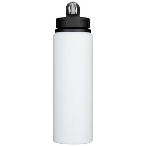 PF100870-1Fitz 800 ml RCS-zertifizierte_ einwandige Trinkflasche aus recyceltem Edelstahl_ weiss