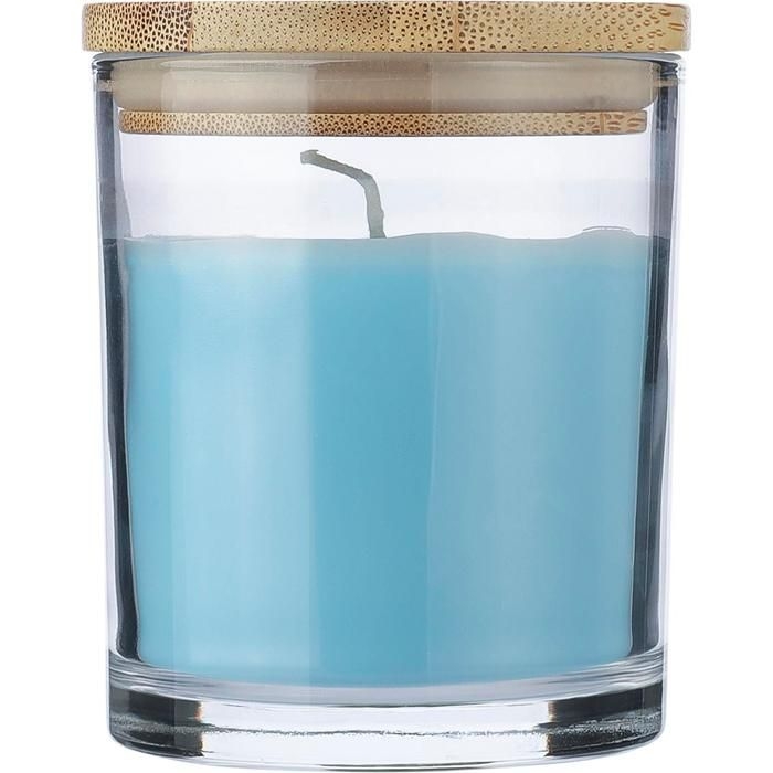 GI1207021-18Glaskerze Riven_ hellblau