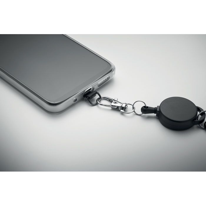 MO2630-03Retro Einziehbarer Smartphone-Halter_ schwarz