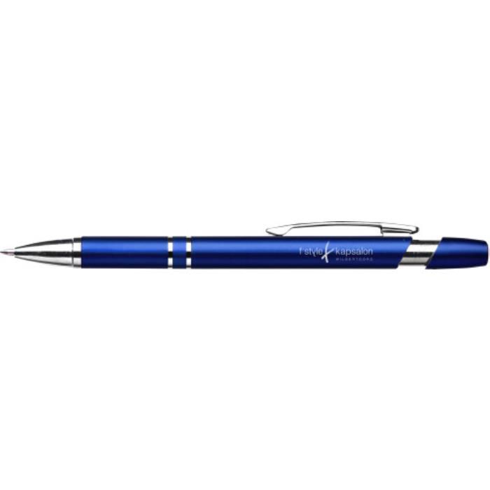 Kugelschreiber aus Kunststoff Greyson, Kobaltblau