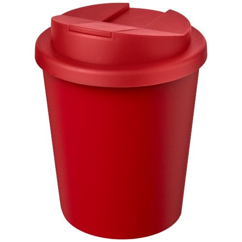 PF210455-19Americano® Espresso Eco 250 ml recycelter Isolierbecher mit auslaufsicherem Deckel_ rot