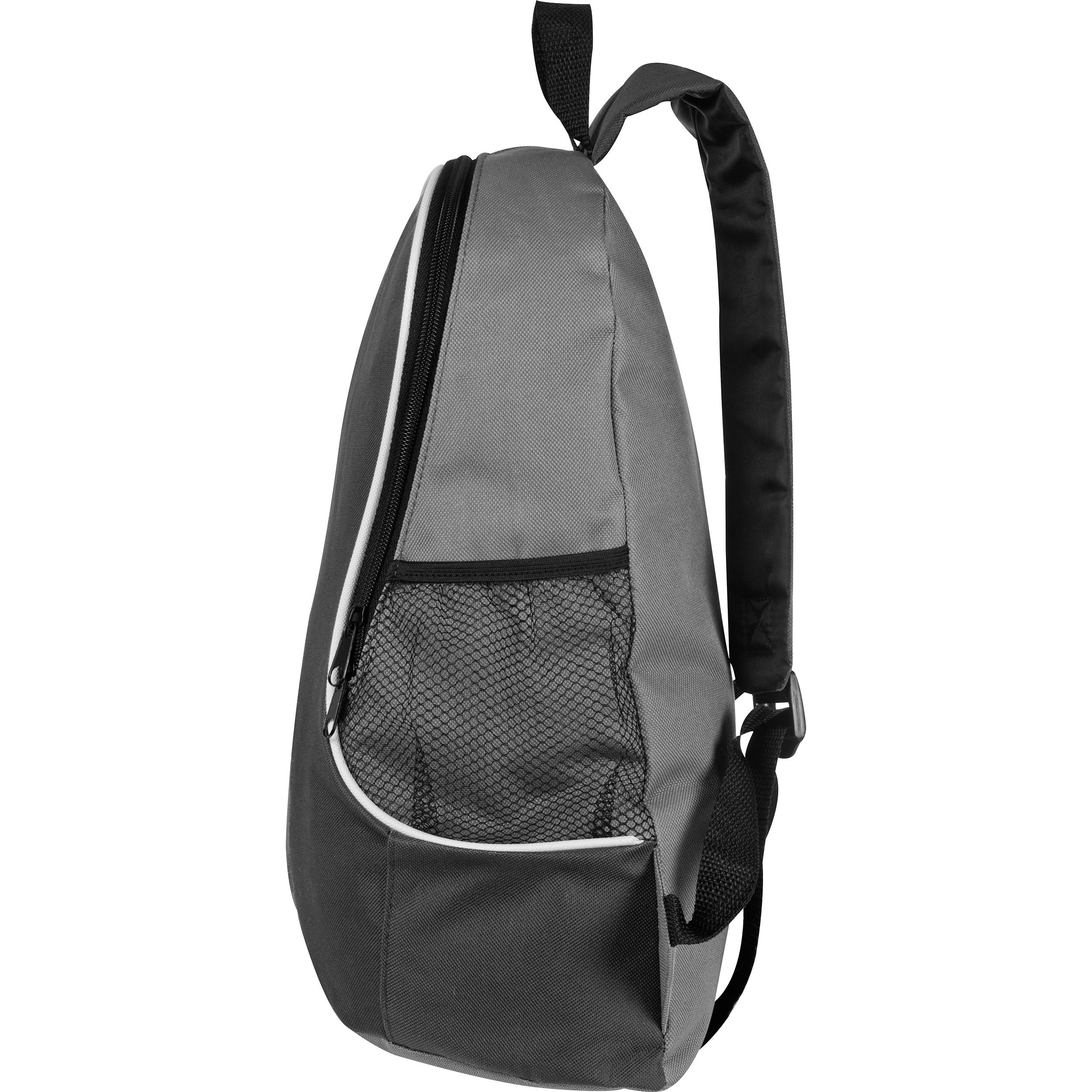 MA68933-03Rucksack mit Seitenfaechern aus Polyester_ schwarz