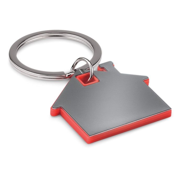 MO8877-05Imba Schluesselring Haus_ Rot