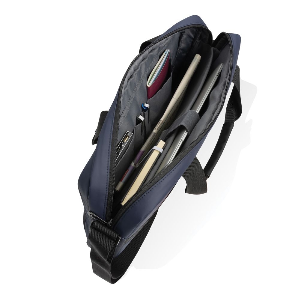 XDP732_22-5Armond AWARE™ RPET 15.6_ Laptop-Tasche_ navy blau