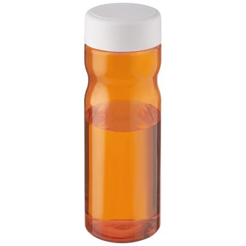 PF210435-6H2O Active® Eco Base 650 ml Sportflasche mit Drehdeckel_ orange_weiss PF210435-6H2O Active® Eco Base 650 ml Sportflasche mit Drehdeckel_ orange_weiss