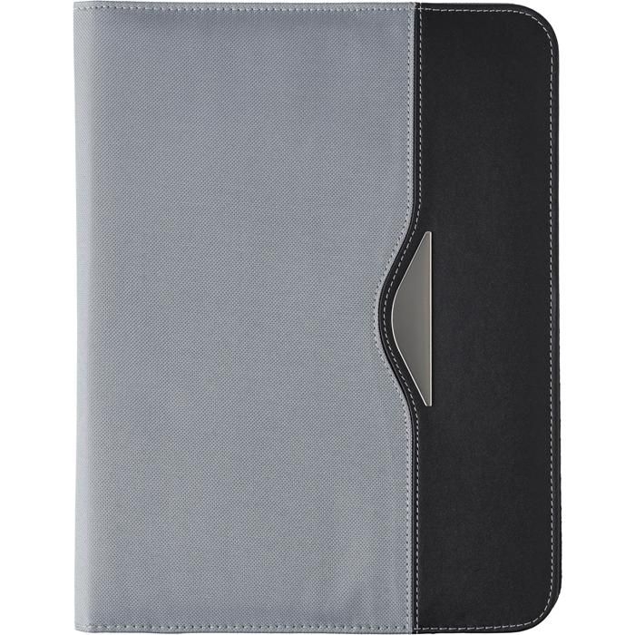 GI8668-05Dokumentenmappe aus Polyester_Kunstleder Ivo_ blau