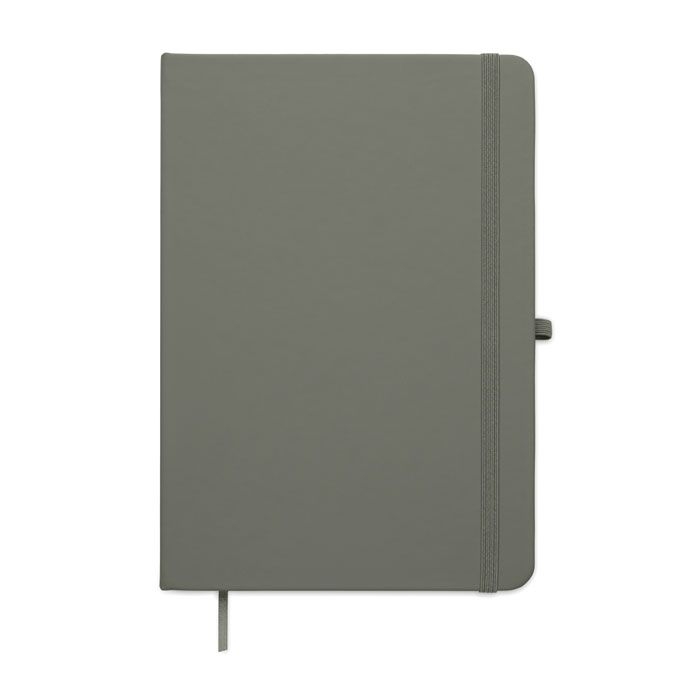 MO3124-15Arcoloop DIN A5 Notizbuch recy. PU_ steingrau