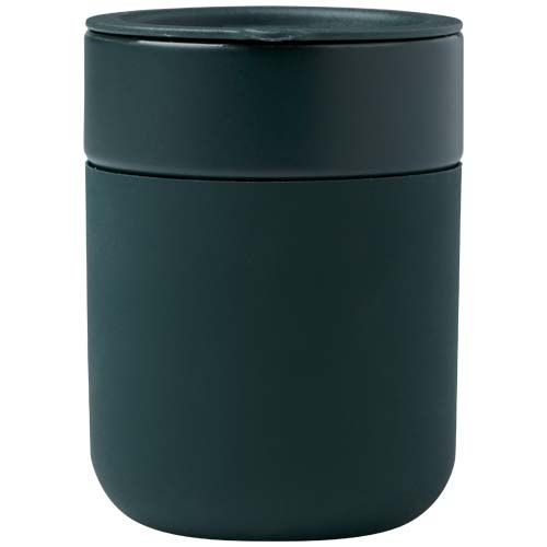 PF100808-3Java 330 ml Keramikbecher mit Silikonhuelle und Kunststoffdeckel_ gruen