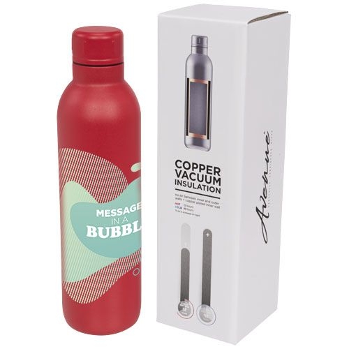 PF100549-6Thor 510 ml Kupfer-Vakuum Isolierflasche_ rot