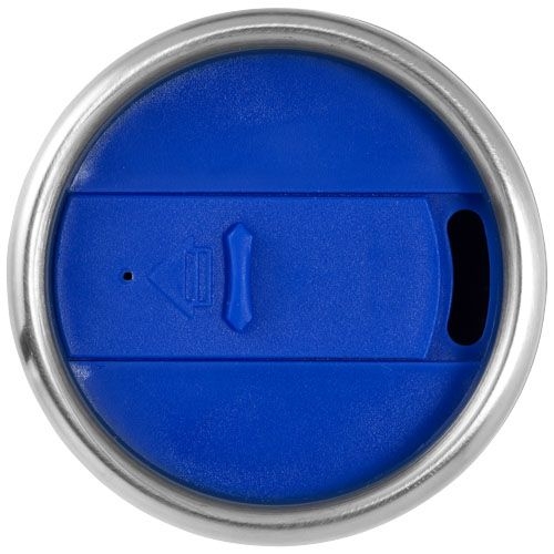 Elwood 410 ml Isolierbecher, silber,blau