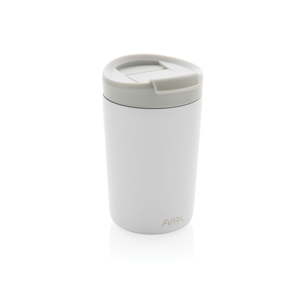 XDP438.02-3Avira Alya RCS recycelter Stainless-Steel Becher 300ml_ weiss