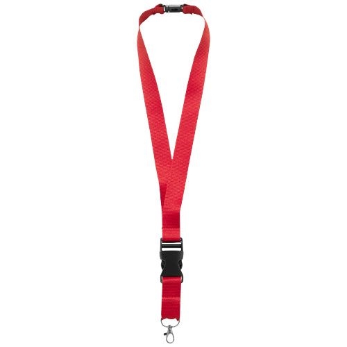 PF102130-1Yogi Lanyard mit Sicherheitsverschluss_ rot