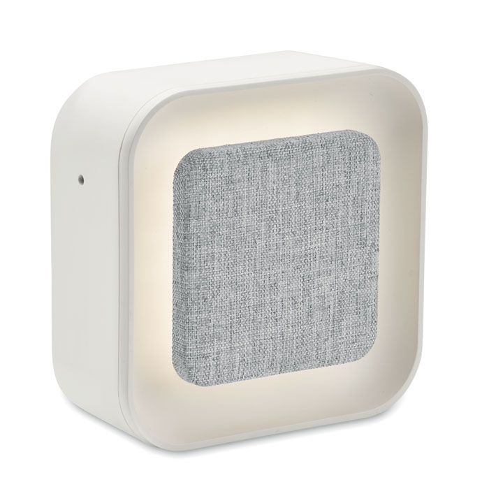MO2299-06Luce Wecker aus recyceltem ABS_RPET_ Weiss