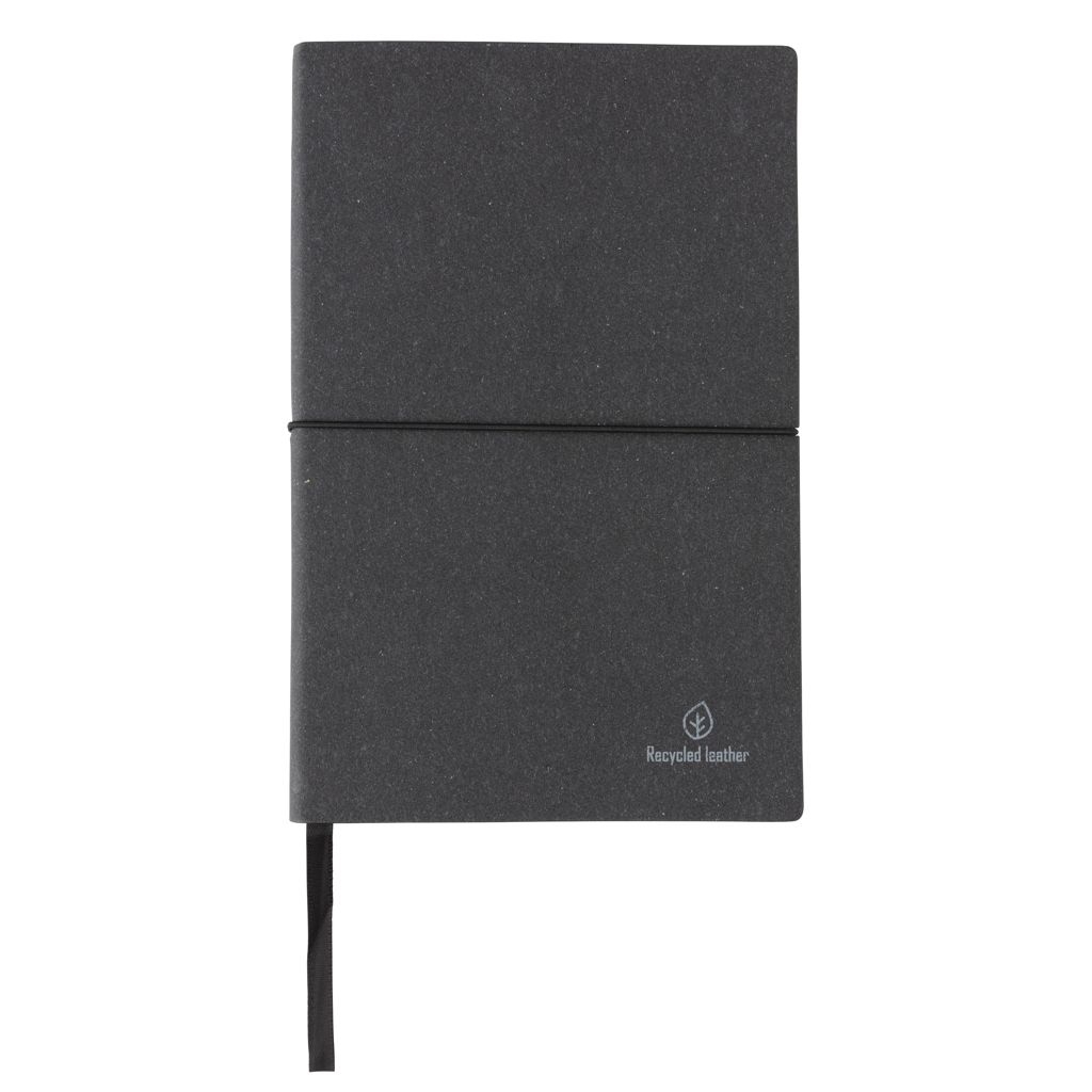 XDP772.21-2A5 Notizbuch aus GRS recyceltem Leder_ grau