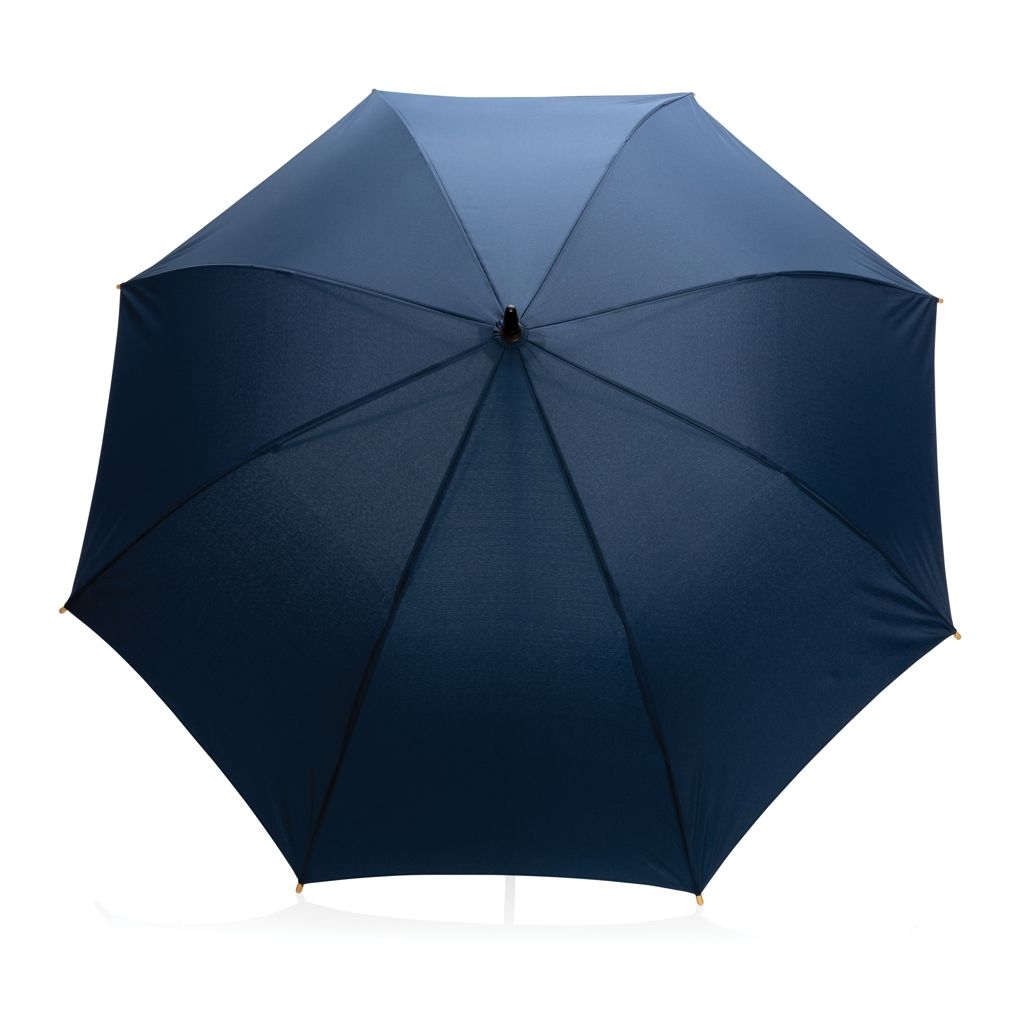 XDP850.65-523_ Impact AWARE™ RPET 190T Auto-Open Bambus-Schirm_ navy blau