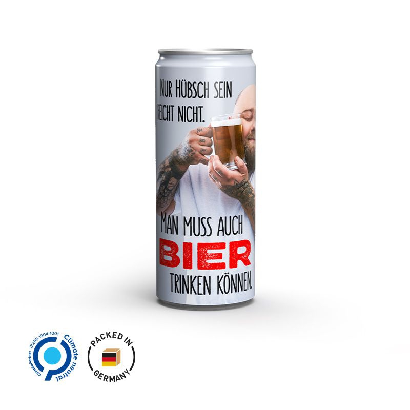 Getränkedose - Bier, 250ml, Bier, Folie transparent