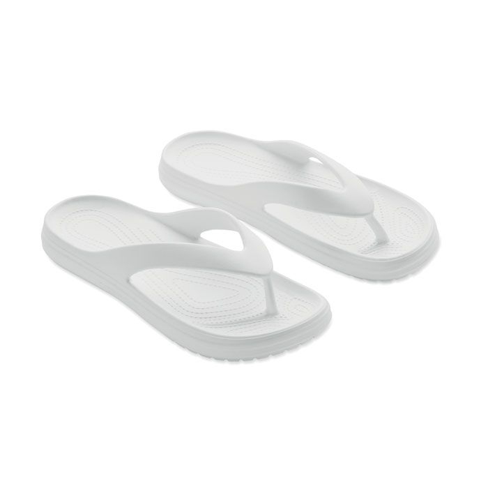 MO2939-06Evaslip Zehensandalen Groesse 42_43_ weiss