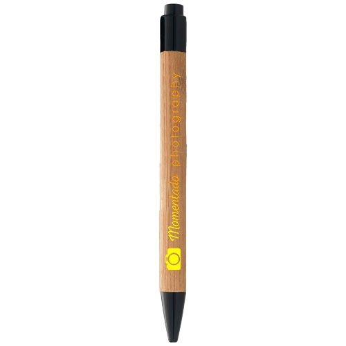 PF106322-1Borneo Bambus Kugelschreiber _schwarze Mine_ natur_schwarz
