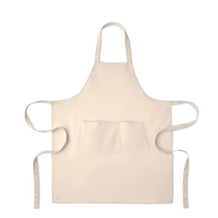 MO2649-13Gamma Colour Kuechenschuerze Organic Cotton_ beige