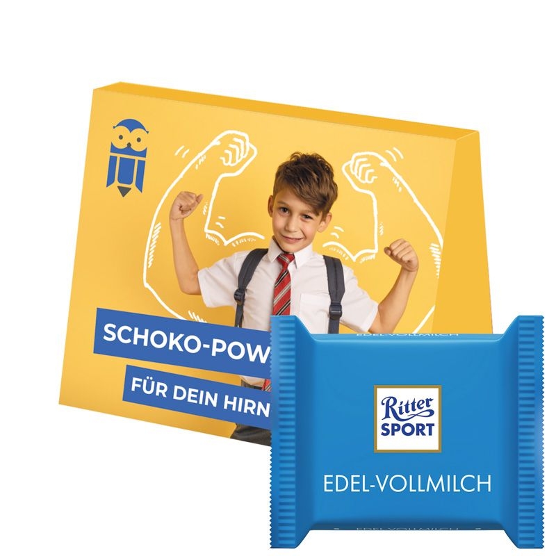 JG10030-4Werbekarte Midi Ritter SPORT_ Ritter Sport Mini_ Edel-Vollmilch