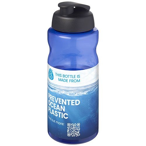 PF210178-8H2O Active® Eco Big Base 1L Sportflasche mit Klappdeckel _ blau_schwarz