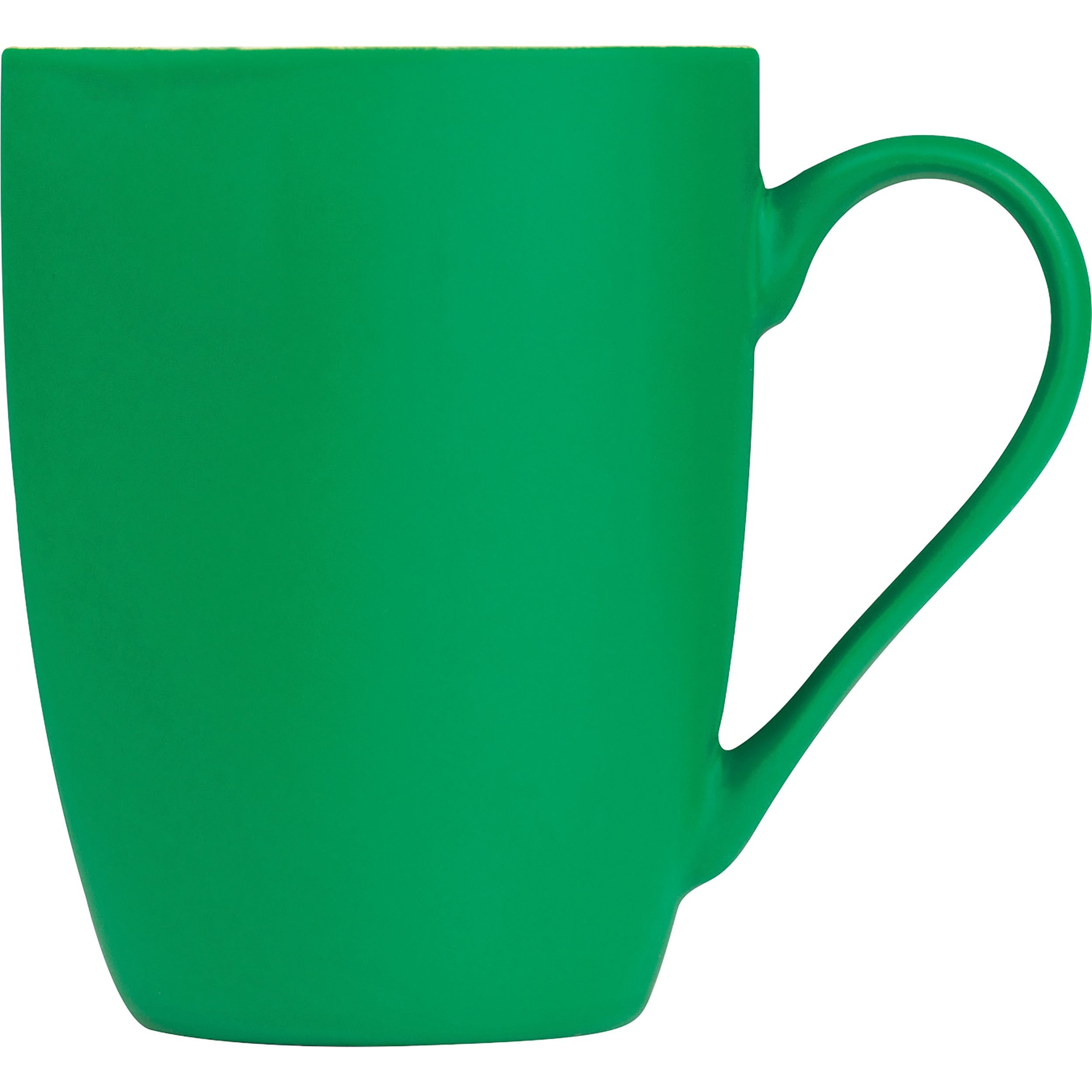 MA80655-09Tasse aus Porzellan_ aussen gummiert_ 300ml_ gruen