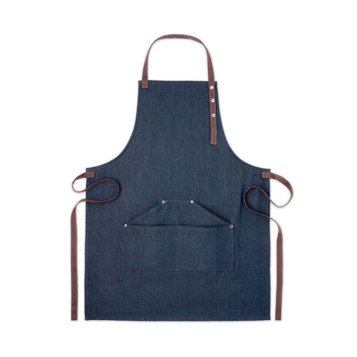 Denipur Küchenschürze Denim 240 g/m², Blau