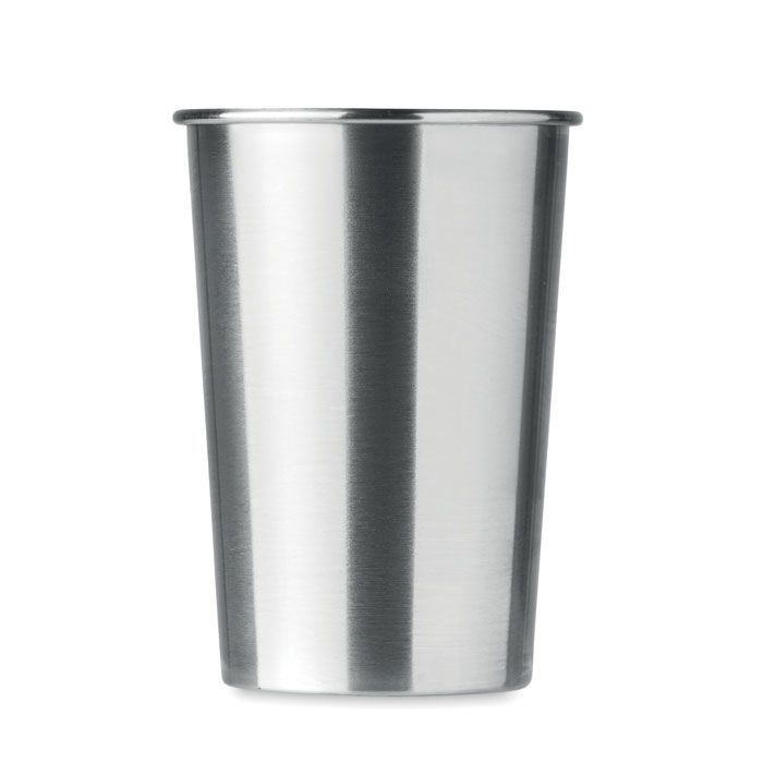 MO6362-16Bongo Becher 350ml_ Mattsilber