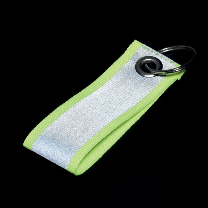 MO2104-70Reflekey Schluesselanhaenger reflekt._ neon gelb