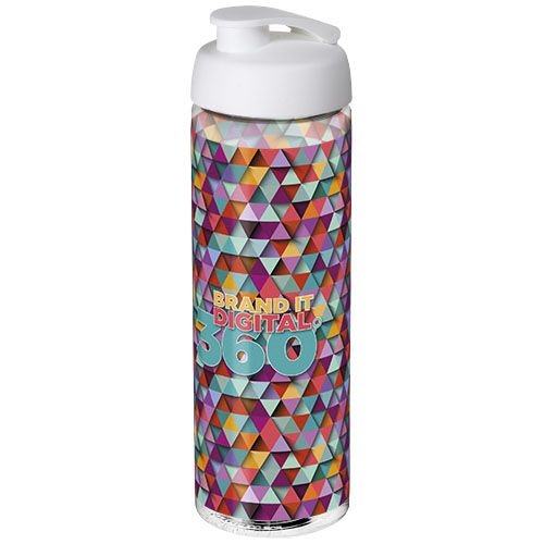 PF210094-2H2O Active® Vibe 850 ml Sportflasche mit Klappdeckel_ transparent_weiss