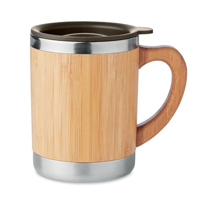 MO9689Mokka Dubbelwandige drinkbeker 300ml