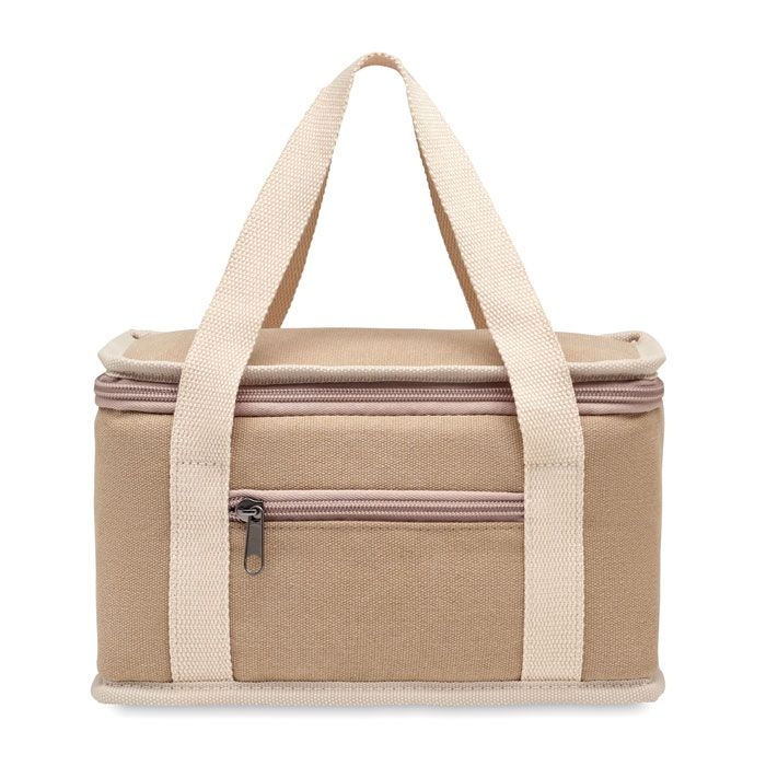 MO6867-13Kecil Kuehltasche Canvas fuer Dosen_ Beige