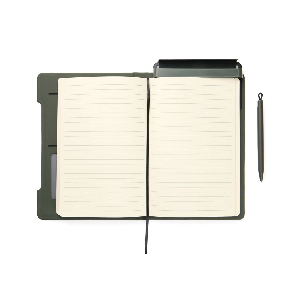 XDV77311-07VINGA Baltimore RCS 4-in-1 nachfuellbares Notizbuch_ gruen