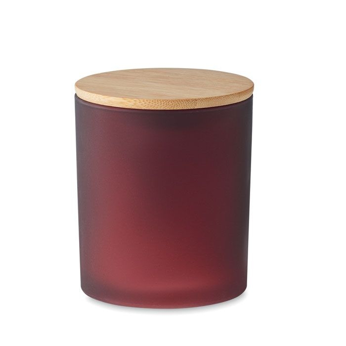 MO6613-02Keops Medium Kerze im Glas 200 g_ Bordeaux