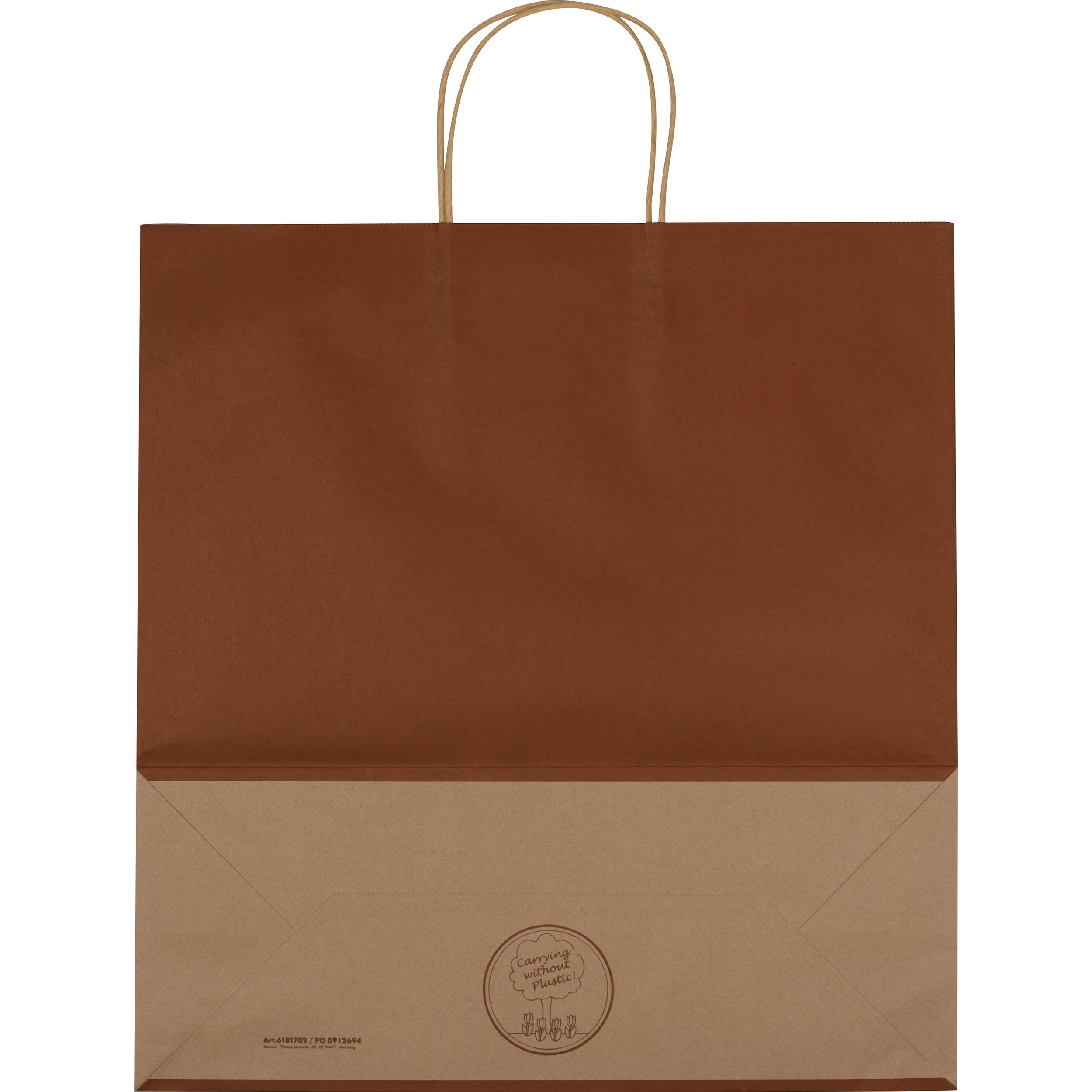 MA61817-01Recycelte Papiertasche gross_ braun