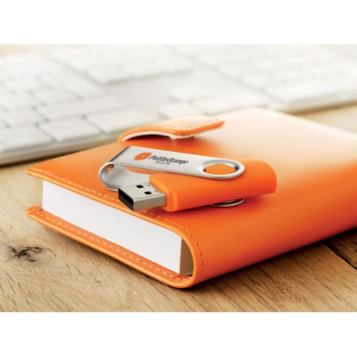 MO1001B-10-8GTechmate Techmate. USB flash 8GB_ orange_ 8 GB